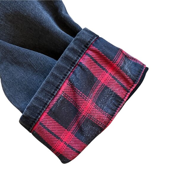 Judy Blue JB82191BK Skinny Fit Black Denim Buffalo Patch Jeans-Sz 7 - Picture 6 of 12